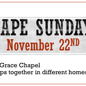 Agape Sunday 2026